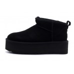 Ugg Classic Ultra Mini Platform Γυναικεία Μποτάκια Μαύρα