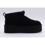 Ugg Classic Ultra Mini Platform Γυναικεία Μποτάκια Μαύρα