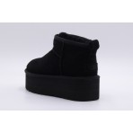 Ugg Classic Ultra Mini Platform Γυναικεία Μποτάκια Μαύρα