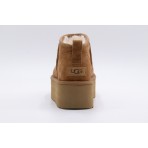 Ugg Classic Ultra Mini Platform Γυναικεία Μποτάκια Καφέ