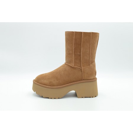 Ugg Classic Twin Seam New Heights Γυναικεία Μποτάκια Καφέ