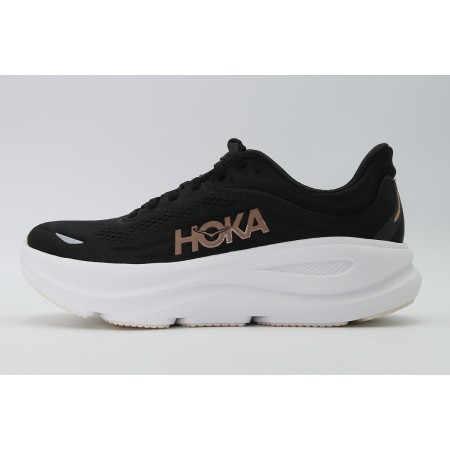 Hoka One One Bondi 9 Αθλητικά Παπούτσια για Τρέξιμο Μαύρα, Λευκά