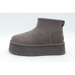 Ugg Classic Mini Dipper Γυναικεία Μποτάκια Γκρι