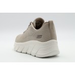 Skechers Bobs B Flex Flying Hi Sneakers Γκρι, Λευκά