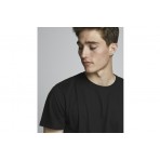 Jack And Jones Jjenoa Tee Ss Crew Neck Noos T-Shirt Ανδρικό (12113648 BLACK)