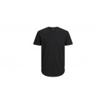 Jack And Jones Jjenoa Tee Ss Crew Neck Noos T-Shirt Ανδρικό (12113648 BLACK)