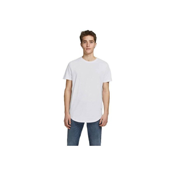 Jack And Jones Jjenoa Tee Ss Crew Neck Noos T-Shirt Ανδρικό (12113648 WHITE)