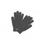 Jack And Jones Jachenry Knit Gloves Γάντια Χειμερινά (12158446 DARK GREY MELANGE)