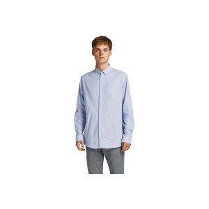 Jack And Jones Jjeoxford Shirt Ls Noos Πουκάμισο Μακρυμάνικο Ανδρικό (12182486 CASHMERE BLUE)