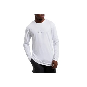 Jack And Jones New State Tee Ls Crew Neck Μπλούζα Με Λαιμόκοψη (12211752 WHITE)