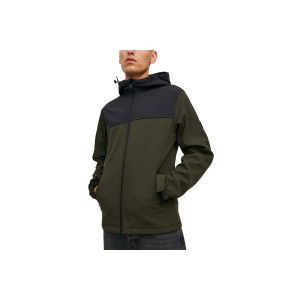 Jack And Jones Jjemarvin Hood Μπουφάν Ελαφρύ Ανδρικό (12212363 ROSIN)