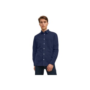 Jack And Jones Jjplain Corduroy Shirt Ls Πουκάμισο Μακρυμάνικο (12212858 NAVY BLAZER)