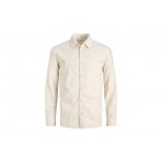 Jack And Jones Jjslub Shirt Ls Πουκάμισο Μακρυμάνικο Ανδρικό (12220481 CLOUD DANCER)