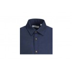 Jack And Jones Jjslub Shirt Ls Πουκάμισο Μακρυμάνικο Ανδρικό (12220481 NAVY BLAZER)