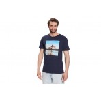 Jack And Jones Jjgem Tee Ss Crew Neck T-Shirt Ανδρικό (12221007 NAVY BLAZER)