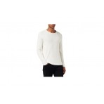 Jack And Jones Jjslub Knit Crew Neck Μπλούζα Με Λαιμόκοψη Ανδρική (12223157 CLOUD DANCER)