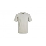 Jack And Jones Jjstudio Tee Ss Crew Neck T-Shirt Ανδρικό (12224068 WROUGHT IRON)