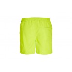 Jack And Jones Jpstfiji Jjswim Solid Sn Μαγιό Σορτς Ανδρικό (12225961 ACID LIME)