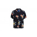 Jack And Jones Jorluke Flores Resort Shirt Ss Sn Πουκάμισο Κοντομάνικο Ανδρ (12227625 TAP SHOE)