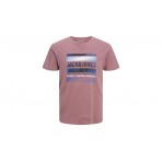 Jack And Jones Jcoarc Tee Ss Crew Neck T-Shirt Ανδρικό (12228434 TWILIGHT MAUVE)