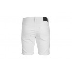 Jack And Jones Jpstrick Jjicon Shorts Ama Sn Βερμούδα Τζην Ανδρική (12232400 BRIGHT WHITE)