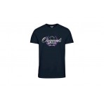 Jack And Jones Jorbooster Tee Ss Crew Neck Feb23 T-Shirt Ανδρικό (12232997 NAVY BLAZER)