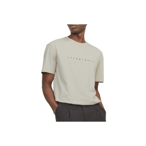 Jack And Jones Jjestar Jj Ss Noos T-Shirt Ανδρικό (12234746 MOONBEAM)