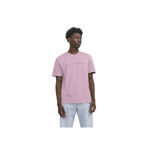 Jack And Jones Jjestar Jj Ss Noos T-Shirt Ανδρικό (12234746 PINK NECTAR)