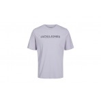 Jack And Jones Jprblabooster Ss Tee Crew Neck Feb23 T-Shirt Ανδρικό (12234759 EVENING HAZE)