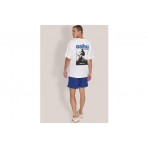 Jack And Jones Jorbrlize Photo Tee Ss Crew Neck T-Shirt Ανδρικό (12235212 BRIGHT WHITE)