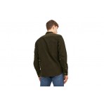 Jack And Jones Jjeclassic Cord Shirt Ls Sn Πουκάμισο Μακρυμάνικο Ανδρικό (12235981 ROSIN)