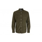 Jack And Jones Jjeclassic Cord Shirt Ls Sn Πουκάμισο Μακρυμάνικο Ανδρικό (12235981 ROSIN)