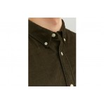 Jack And Jones Jjeclassic Cord Shirt Ls Sn Πουκάμισο Μακρυμάνικο Ανδρικό (12235981 ROSIN)