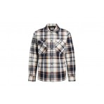 Jack And Jones Jjeeddie Overshirt Ls Noos Πουκάμισο Μακρυμάνικο Ανδρικό (12235986 CLOUD DANCER)