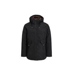 Jack And Jones Jjloop Jacket Μπουφάν Παρκά Ανδρικό (12236010 BLACK)