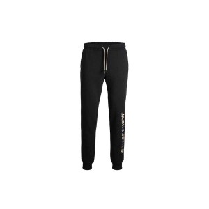 Jack And Jones Jpstgordon Jjjames Sweat Pants Gms Παντελόνι Φόρμας Ανδρικό (12236747 BLACK)