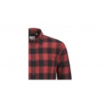 Jack And Jones Jjplain Fall Buffalo Shirt Ls Πουκάμισο Μακρυμάνικο Ανδρικό (12236873 BRICK RED)