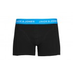 Jack And Jones Ανδρικά Εσώρουχα Boxer 3 Τεμάχια Μαύρα