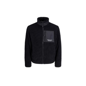 Jack And Jones Ζακέτα Sherpa Ανδρική (12238854 BLACK)