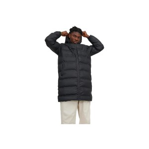 Jack And Jones Jcoelements Pu Long Μπουφάν Puffer Ανδρικό (12239014 BLACK)