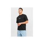 Jack And Jones Jorvesterbro T-Shirt Ανδρικό (12240121 BLACK)