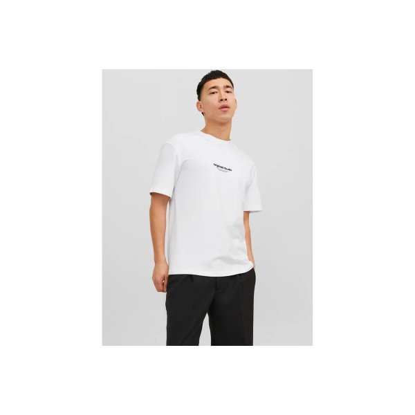 Jack And Jones Jorvesterbro T-Shirt Ανδρικό (12240121 BRIGHT WHITE)