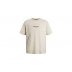 Jack And Jones Jorvesterbro T-Shirt Ανδρικό (12240121 MOONBEAM)