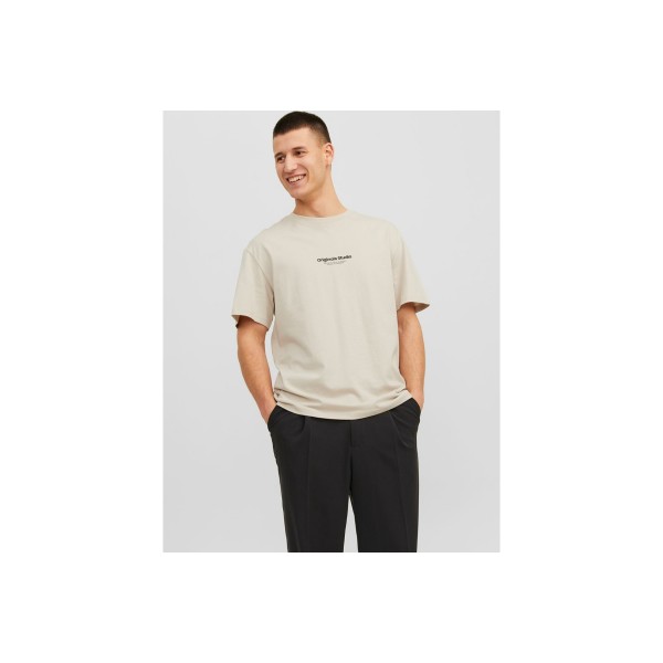 Jack And Jones Jorvesterbro T-Shirt Ανδρικό (12240121 MOONBEAM)