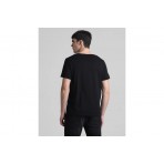 Jack And Jones Chill Shape Ανδρικό Κοντομάνικο T-Shirt Μαύρο