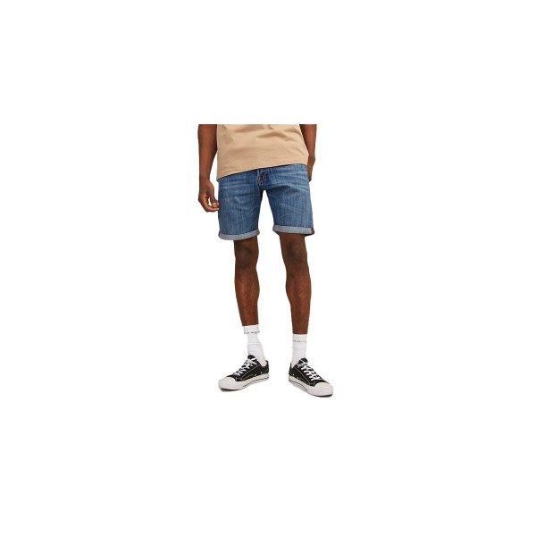 Jack And Jones Jjichris Jjwood Shorts Ge 415 Sn Βερμούδα Τζην (12249092 BLUE DENIM)