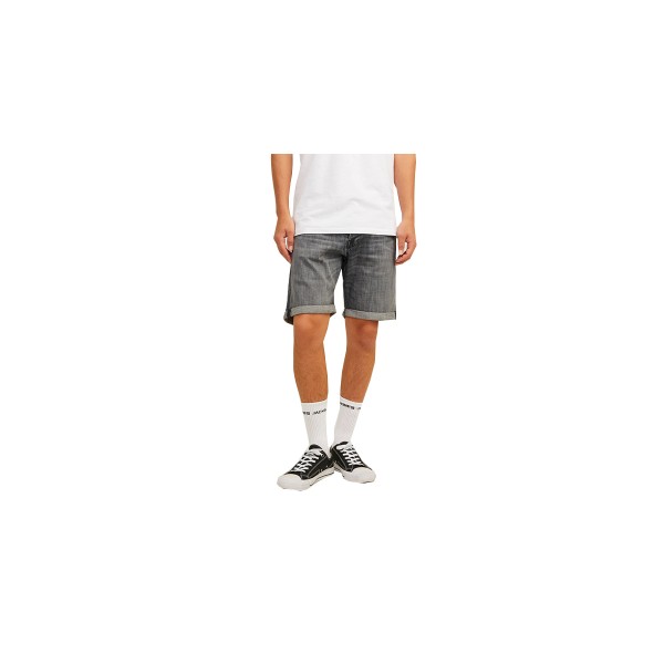 Jack And Jones Jjichris Jjwood Shorts Ge 715 Βερμούδα Τζην (12249096 GREY DENIM)