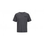 Jack & Jones Ανδρικό Κοντομάνικο T-Shirt Ανθρακί