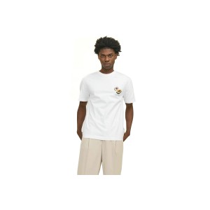 Jack And Jones Jortampa Back T-Shirt Ανδρικό (12252175 BRIGHT WHITE)