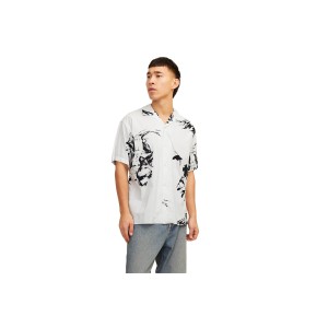 Jack And Jones Jprblapalma Πουκάμισο Κοντομάνικο Ανδρικό (12252948 BRIGHT WHITE-RELAXED)